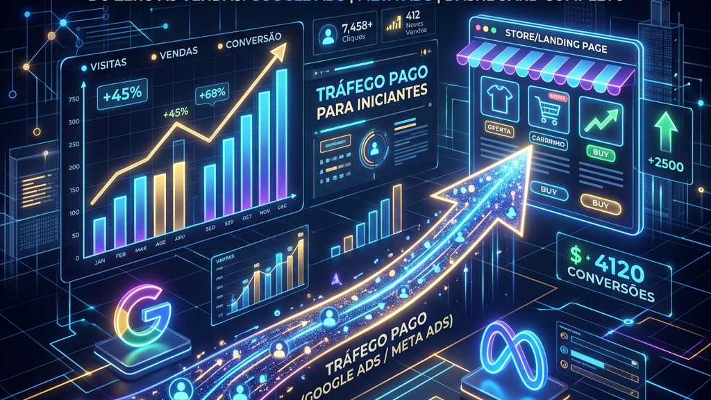 Como Funciona o Tráfego Pago? Para Iniciantes no Digital 2 trafego pago iniciantes banner